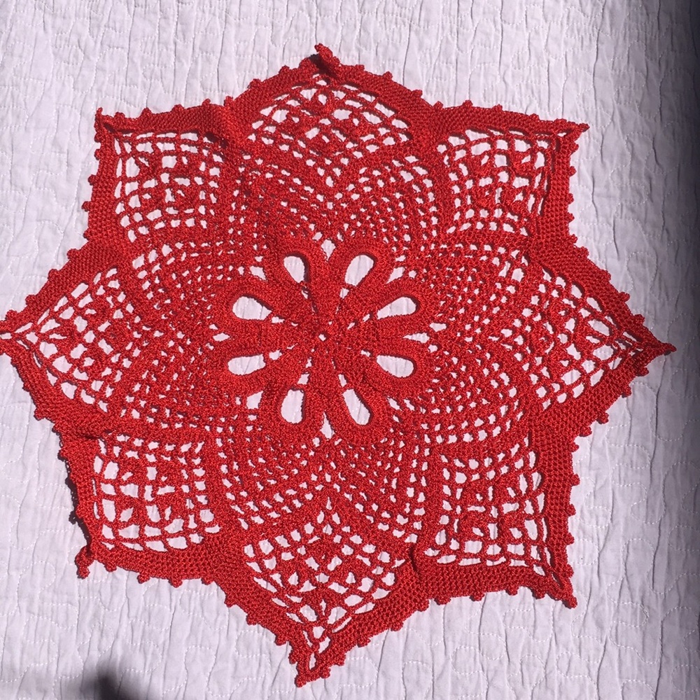 Handmade Knitted Table Coaster/Decor